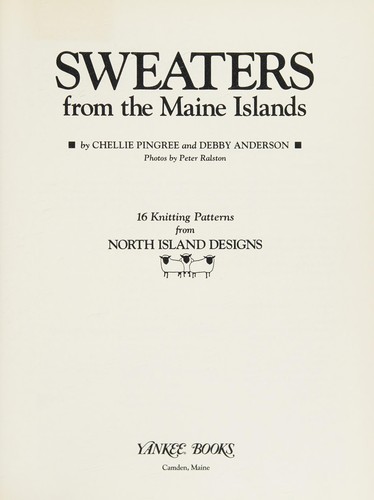 Sweaters from the Maine islands