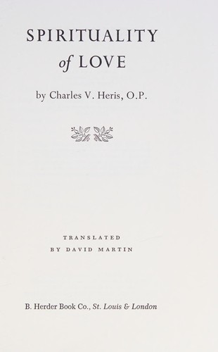 Spirituality of love