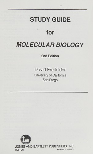 Study guide for Molecular biology