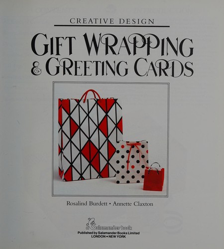 Gift Wrapping and Greeting Cards (Creative Design Series)