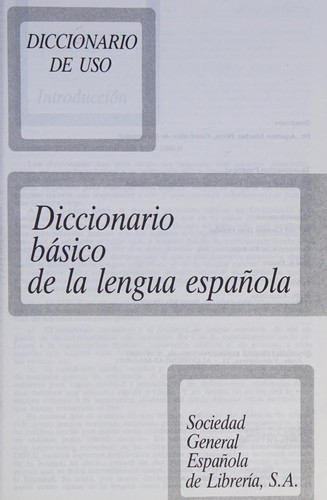 Diccionario básico de la lengua española.