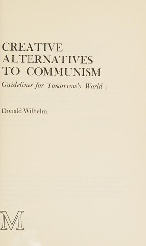 Creative alternatives to communism
