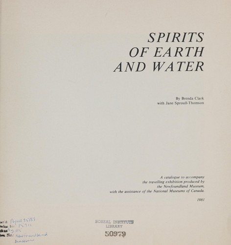 Spirits of earth and water