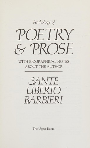 Anthology of poetry & prose