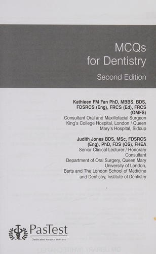 MCQs for dentistry