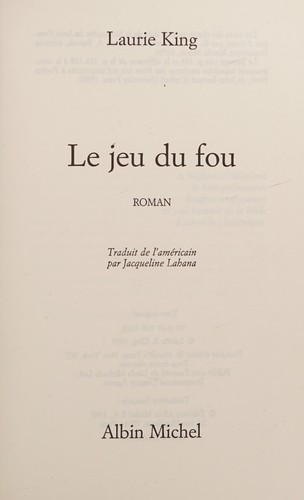 Le jeu du fou