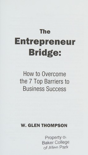 The entrepreneur bridge