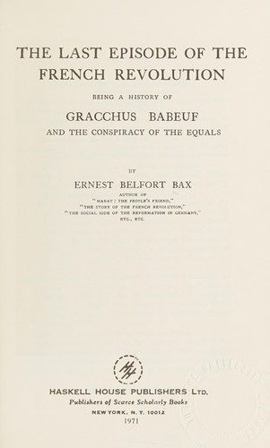 The last episode of the French Revolution