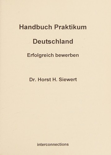 Handbuch Praktikum Deutschland