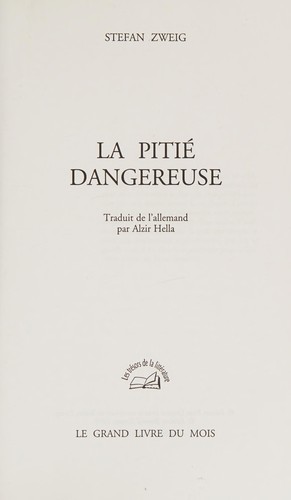 La pitié dangereuse