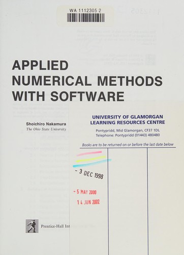Applied numerical methods with software