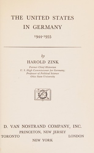 The United States in Germany, 1944-1955.