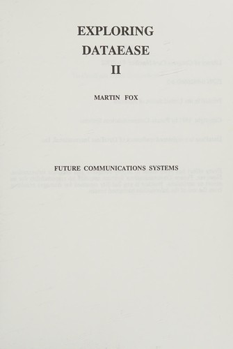 Exploring DataEase II