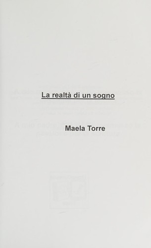 La realtà di un sogno