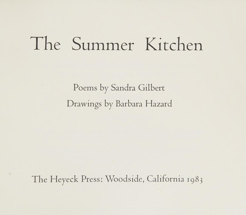 The summer kitchen