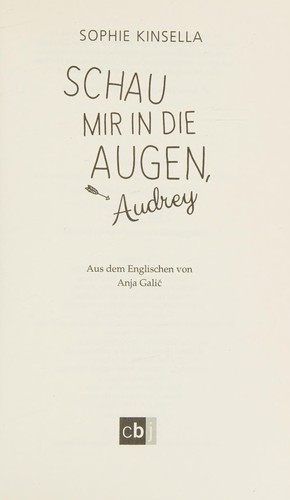 Schau mir in die Augen, Audrey