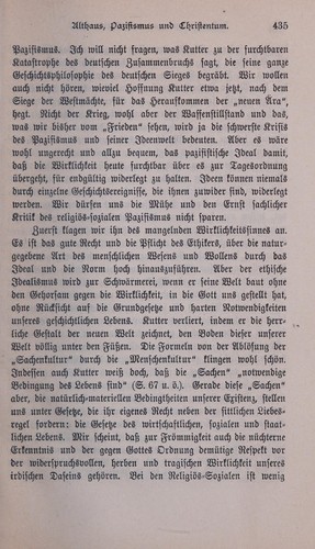 Pazifismus und Christentum