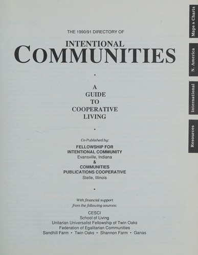 Directory of Intentional Communities, 1990-1991