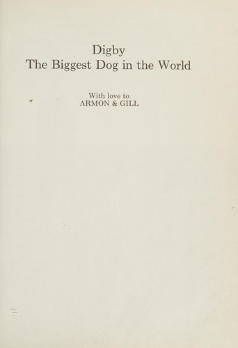 Digby: the biggest dog in the world.