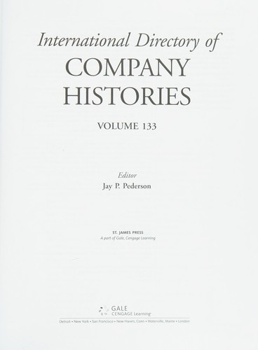 International directory of company histories