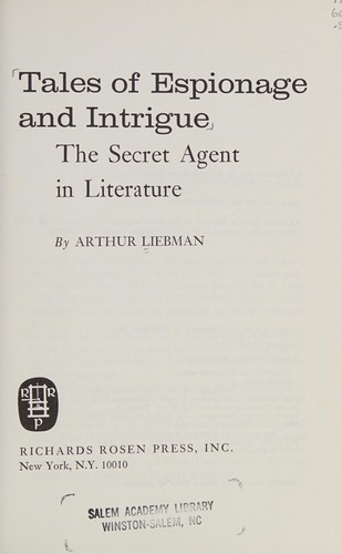 Tales of espionage and intrigue