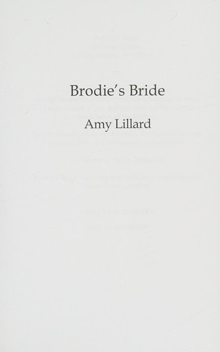 Brodie's bride