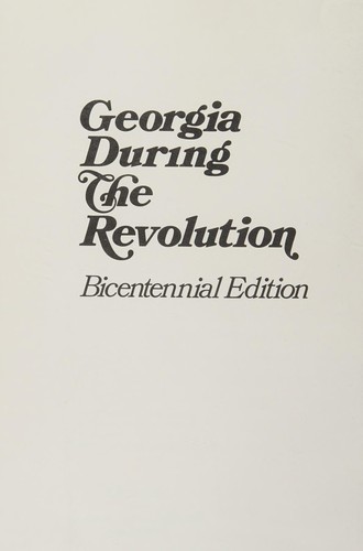 Georgia during the Revolution