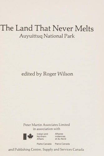 The land that never melts