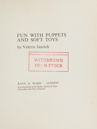 Fun with puppets and soft toys