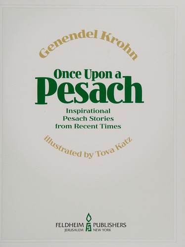 Once upon a Pesach