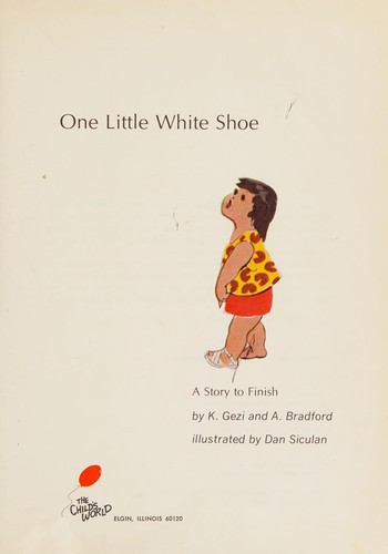 One little white shoe