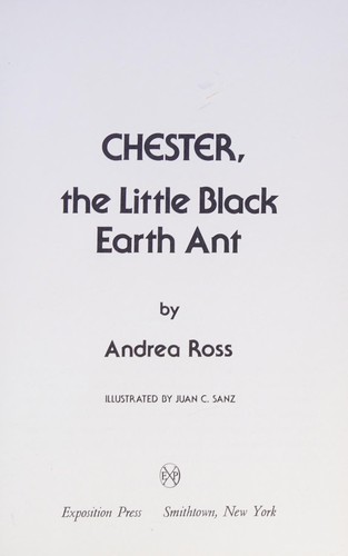 Chester, the little black earth ant