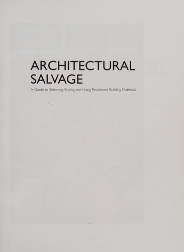 Architectural salvage