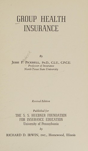 Group health insurance.