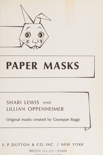 Folding paper masks