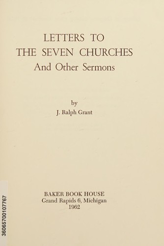 Letters to the seven churches