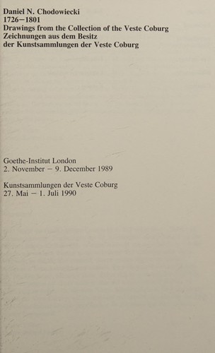 Daniel N. Chodowiecki 1726-1801