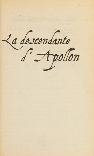 La descendante d'Apollon