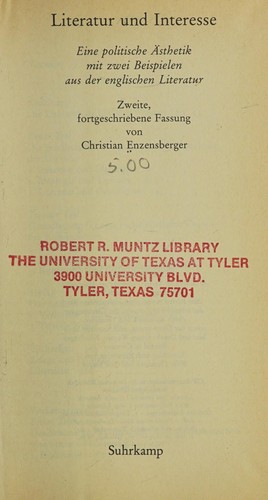 Literatur und Interesse