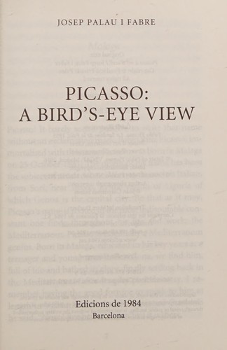 Picasso, a bird's-eye view