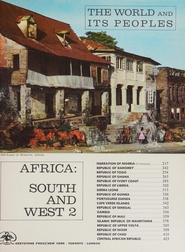 The World and its peoples: Africa, South and West.