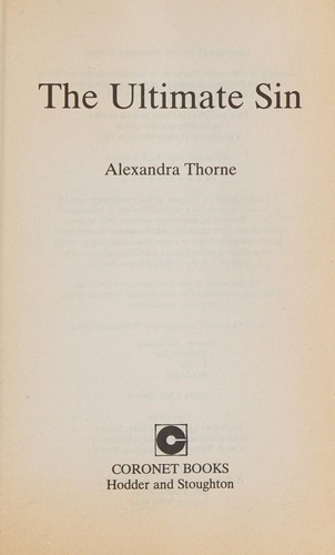 The Ultimate Sin
