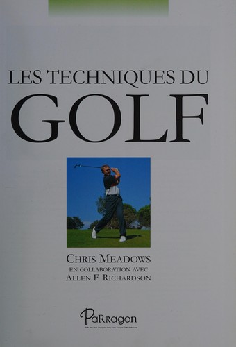 Les techniques du golf