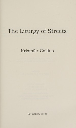 The liturgy of streets
