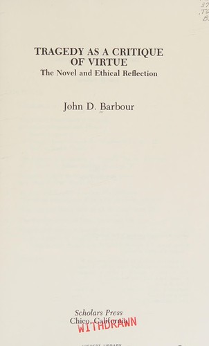 Tragedy as a critique of virtue