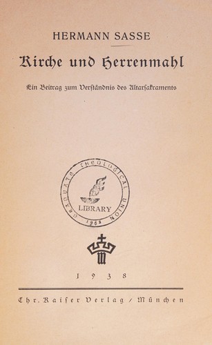 Kirche und Herrenmahl