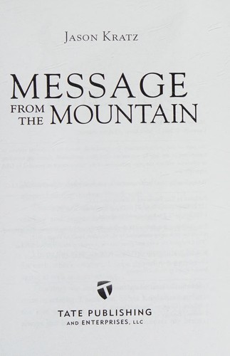 Message from the mountain
