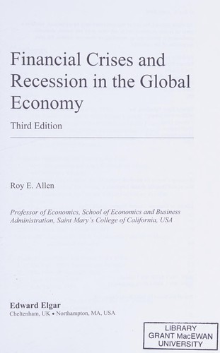 Financial crises and recession in the global economy