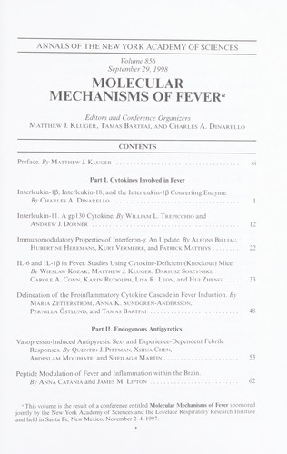 Molecular Mechanisms of Fever