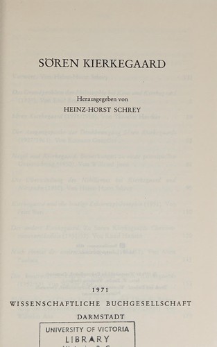 Sören Kierkegaard.